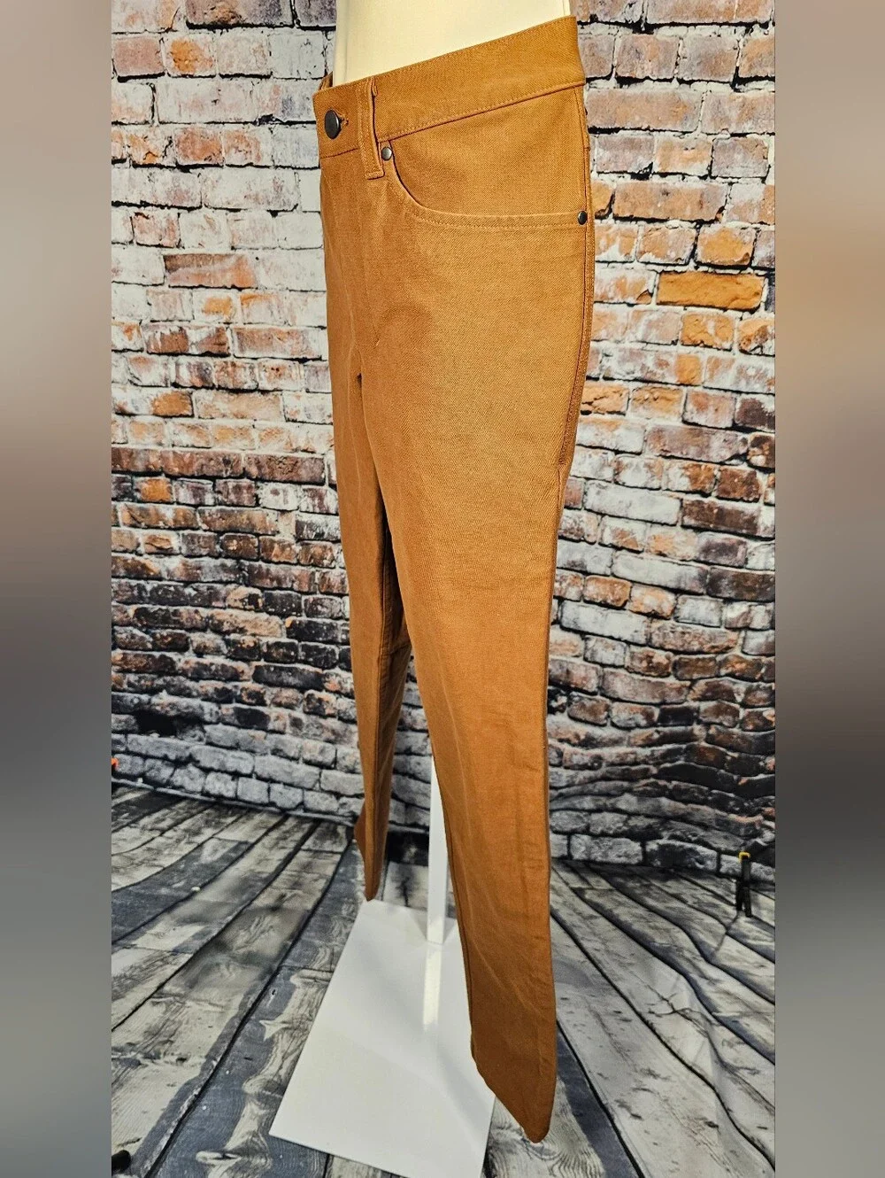 Lululemon Utility Canvas Pants Size 28 NWOT Brown Stretch Carpenter Workwear